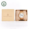 The Teak: Natural Wood Watch - Stylish & Sustainable, Discover The Teak Natural Wood Watch, handcrafted from Olive wood with gold accents. A perfect blend of style and sustainability for eco-conscious fashion.