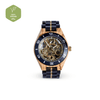 The Rosewood: Luxurious Handmade Men's Wood Watch, Discover The Rosewood, an eco-friendly men's wood watch with exposed gold movement—crafted for sustainability and sophistication.