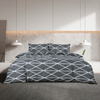 Luxurious Grey Cotton Duvet Cover Set 200x220 cm, Elevate your bedroom with our grey 200x220 cm duvet cover set made from 100% cotton. Enjoy unmatched comfort and style.