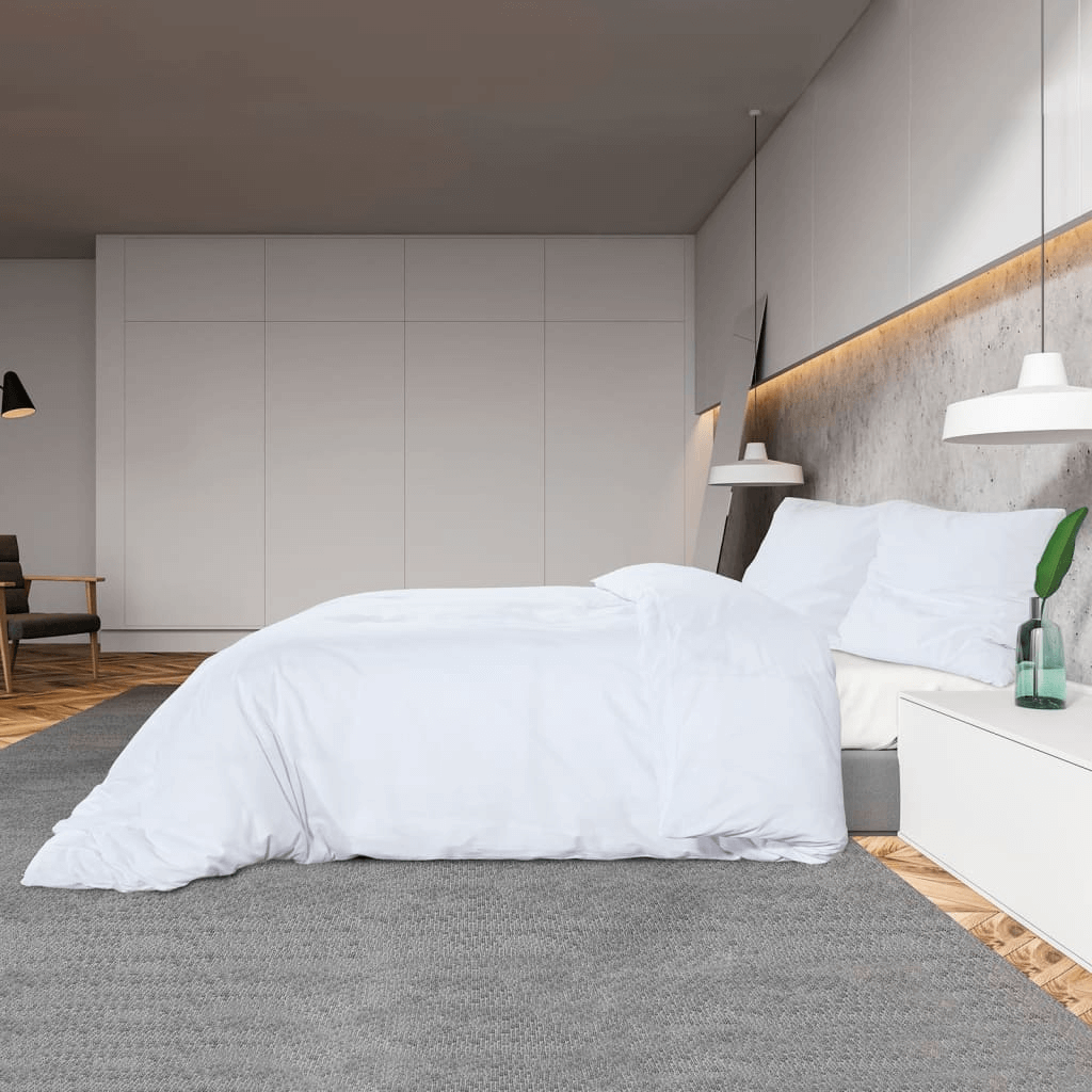 White Duvet Cover Set 140x200 cm - 100% Cotton, Experience ultimate comfort and elegance with our 100% cotton white duvet cover set 140x200 cm. Perfect for a restful night's sleep.