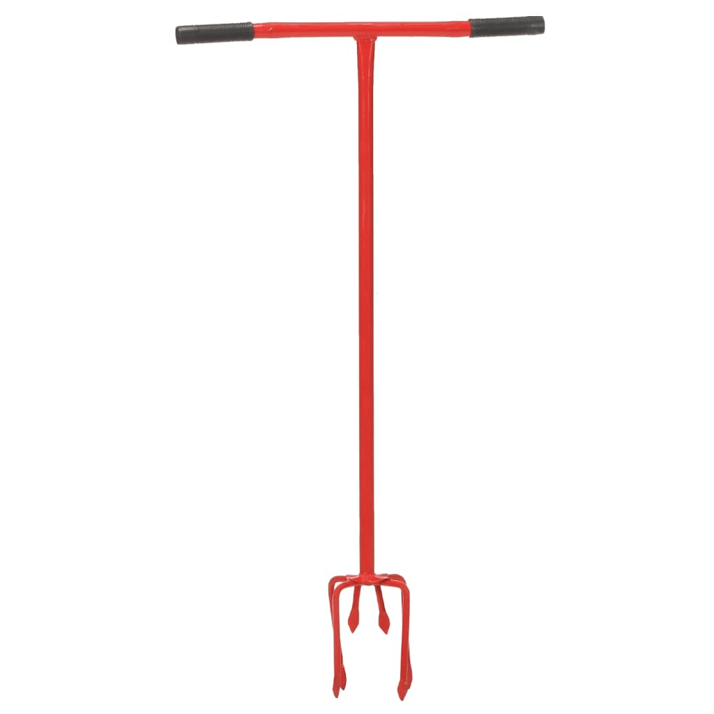 Garden Claw Red Steel - Cultivate with Ease, Maintain your garden beds effortlessly with the vidaXL Garden Claw Red Steel. Durable, ergonomic, and suited for all soil types.