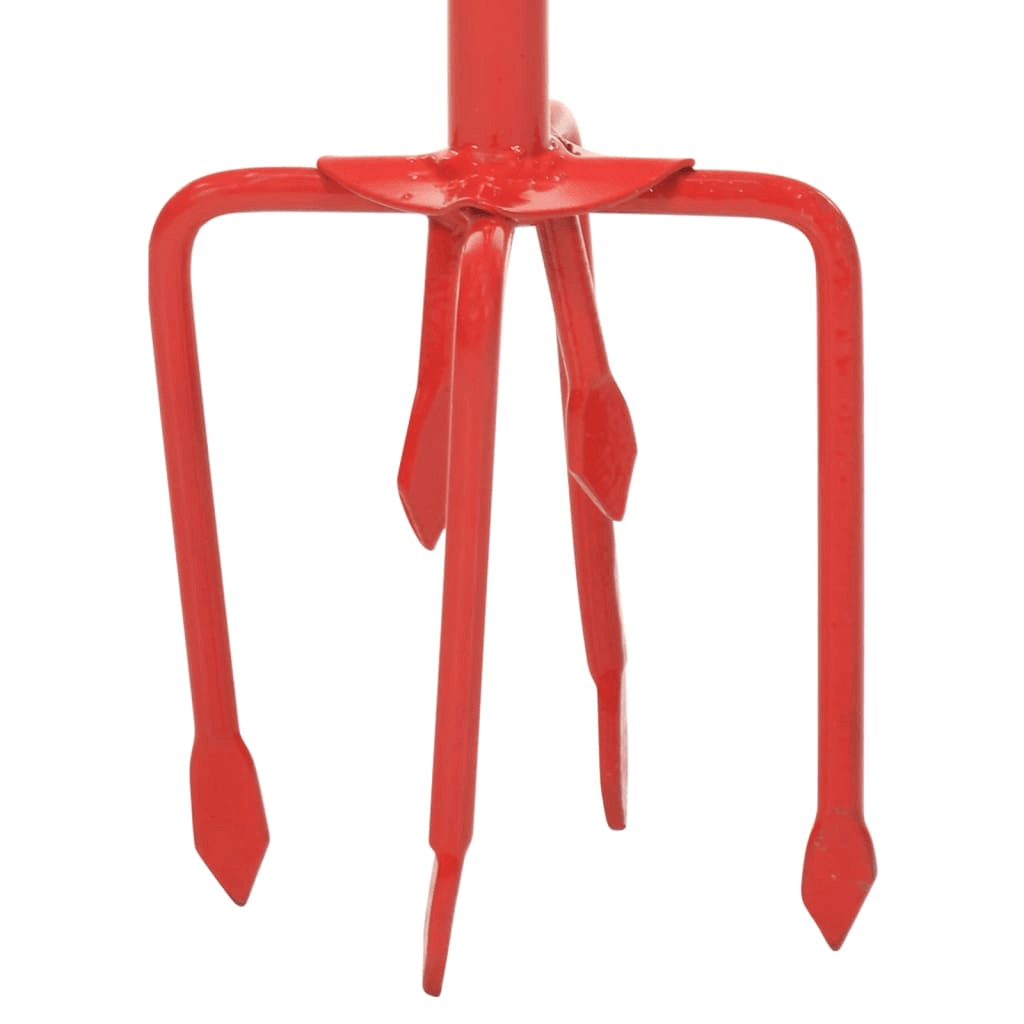 Garden Claw Red Steel - Cultivate with Ease, Maintain your garden beds effortlessly with the vidaXL Garden Claw Red Steel. Durable, ergonomic, and suited for all soil types.