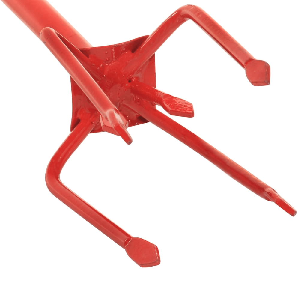 Garden Claw Red Steel - Cultivate with Ease, Maintain your garden beds effortlessly with the vidaXL Garden Claw Red Steel. Durable, ergonomic, and suited for all soil types.