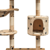 Luxury 125cm Cat Tree with Sisal Posts - Beige Treat your cats to luxury with a plush vidaXL Cat Tree. Perfect for play and relaxation, featuring sisal scratching posts. Ideal for all cats.