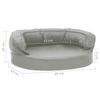 Ergonomic Dog Bed for Ultimate Pet Comfort Discover the vidaXL Ergonomic Dog Bed Mattress - a durable, comfortable, and stylish resting spot for your dog. Perfect for all nap times.