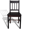 Elegant Dark Brown Dining Chairs - Set of 2, Elevate your dining area with vidaXL's Dark Brown Pinewood Chairs. Sturdy, elegant, and designed for comfort. Perfect for any home decor.