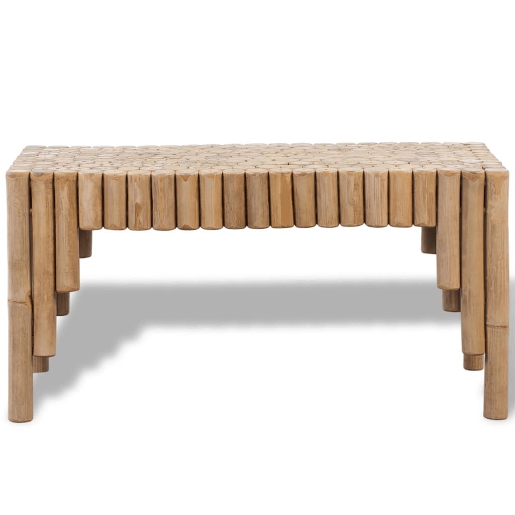 Bamboo Coffee Table | Tropical Living Room Decor, Elevate your living space with our vidaXL Bamboo Coffee Table. Designed for durability and charm, it's perfect to add a tropical flair to your home.