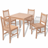 Five Piece Dining Set Pinewood - Stylish and Durable