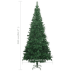 Realistic 240 cm Artificial Christmas Tree - Easy Setup, Enhance your holiday decor with our 240 cm lush, durable Christmas tree. Realistic look, easy assembly, perfect for home or office festive charm.