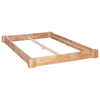 Solid Oak Wood Bed Frame 140x200 cm - Rustic & Sturdy, Elevate your bedroom with the vidaXL Solid Oak Wood Bed Frame. Durable, stylish, and perfect for 140x200 cm mattresses, it adds rustic charm to any decor.