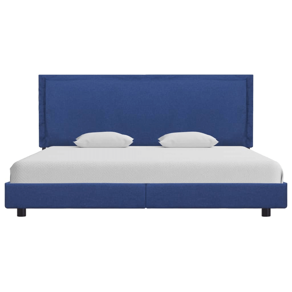 King Size Bed Frame Blue Fabric - Sturdy & Elegant, Upgrade your bedroom with our vidaXL 150x200 cm blue fabric king size bed frame. Stylish, durable, and a perfect centerpiece for any decor.