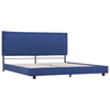 King Size Bed Frame Blue Fabric - Sturdy & Elegant, Upgrade your bedroom with our vidaXL 150x200 cm blue fabric king size bed frame. Stylish, durable, and a perfect centerpiece for any decor.