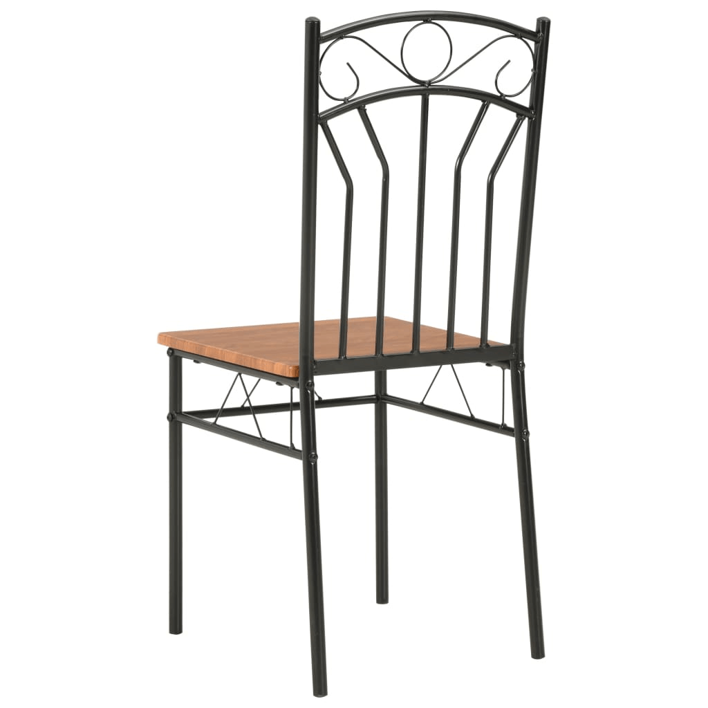 Sleek Dining Chairs 2 pcs - Industrial Style, Elevate your dining with our industrial-style chairs. Perfect blend of MDF durability and sleek design. Ideal for any space.