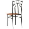 Sleek Dining Chairs 2 pcs - Industrial Style, Elevate your dining with our industrial-style chairs. Perfect blend of MDF durability and sleek design. Ideal for any space.