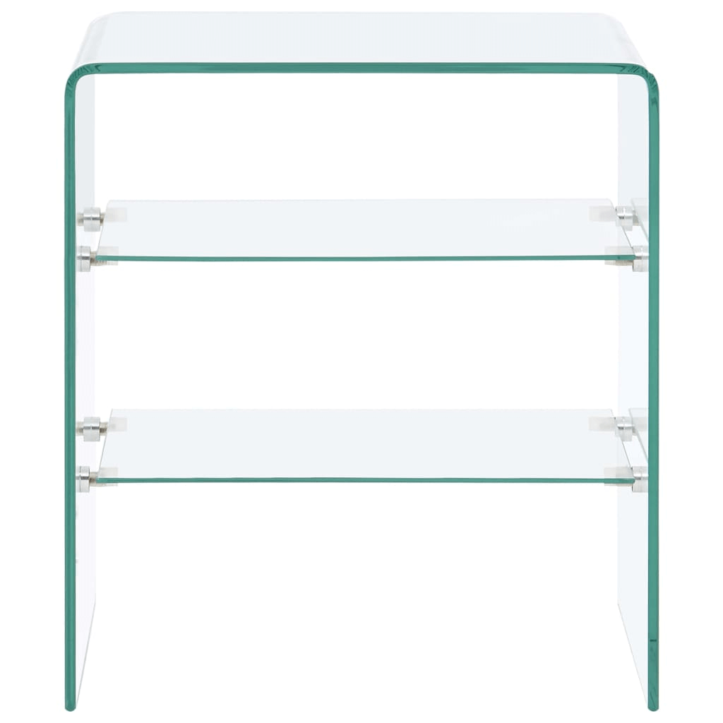 Modern Coffee Table - Tempered Glass, 50x40x56 cm, Upgrade your room with our durable, stylish coffee table made from tempered glass. Perfect for a sleek, contemporary look.