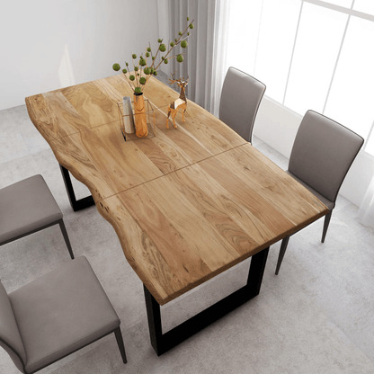 Dining Table 180x90x76 cm Solid Acacia Wood - Rustic Style Enhance Your Dining Experience with the vidaXL Dining Table Add a distinctive touch to your kitchen or dining room with this vidaXL Dining Table.