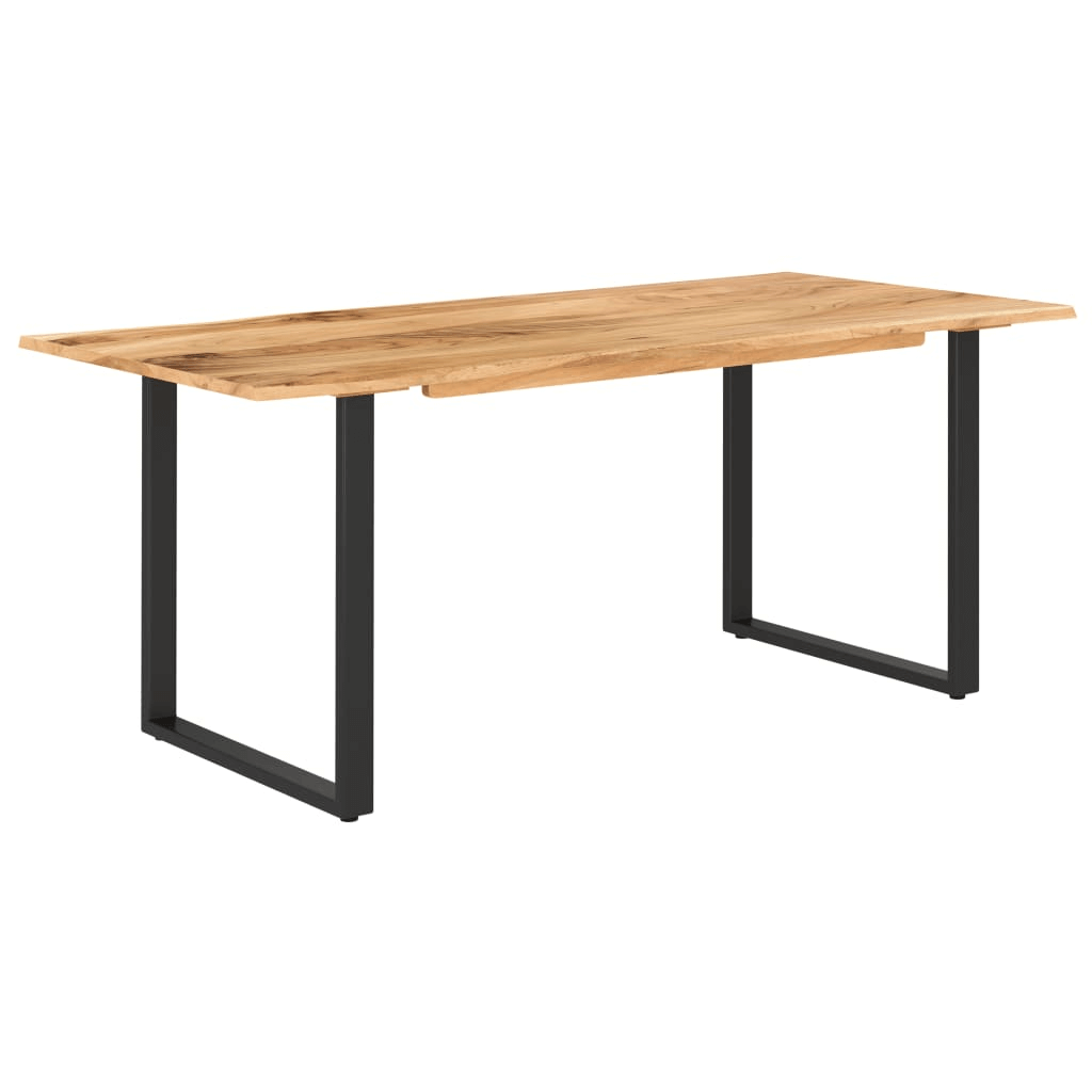 Dining Table 180x90x76 cm Solid Acacia Wood - Rustic Style Enhance Your Dining Experience with the vidaXL Dining Table Add a distinctive touch to your kitchen or dining room with this vidaXL Dining Table.