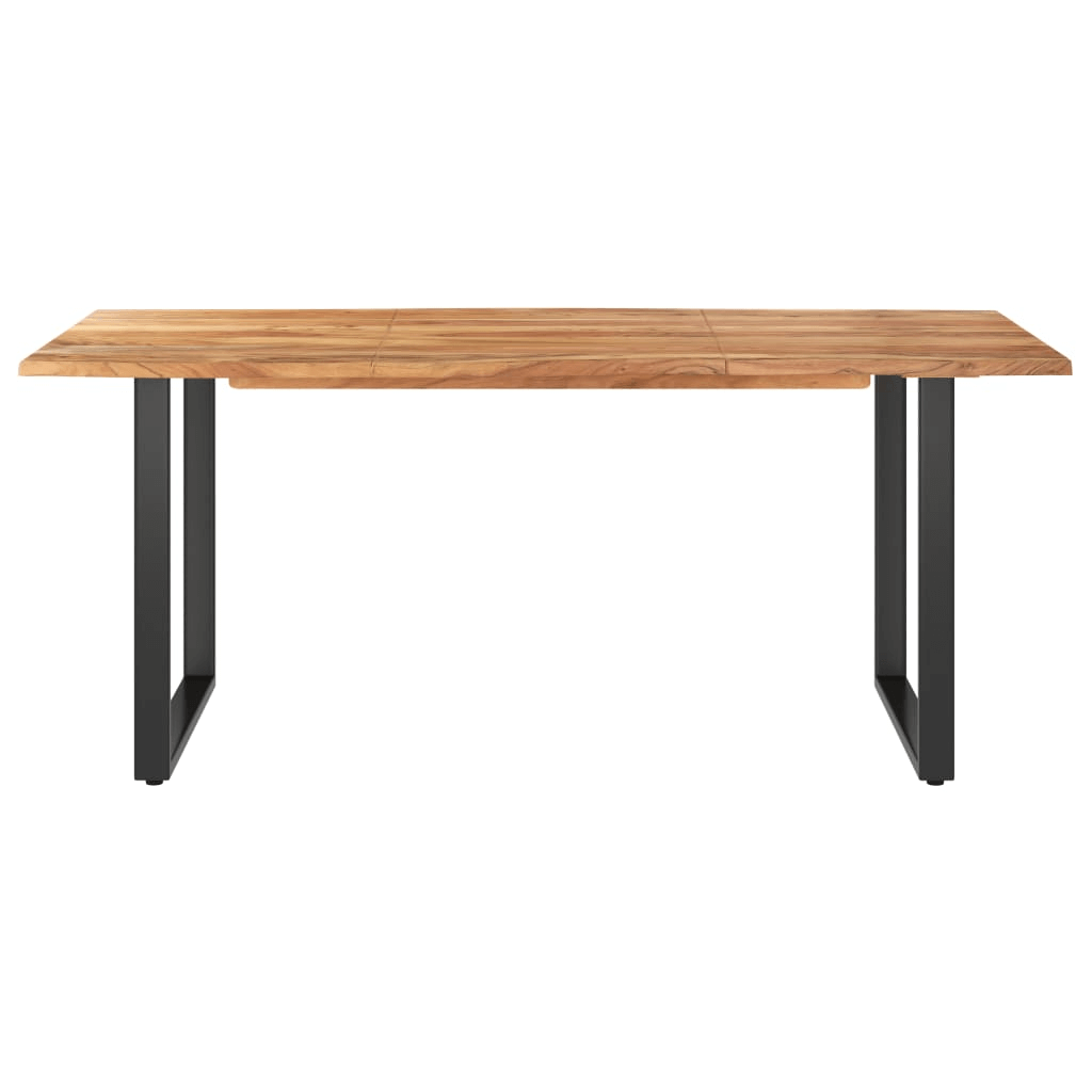 Dining Table 180x90x76 cm Solid Acacia Wood - Rustic Style Enhance Your Dining Experience with the vidaXL Dining Table Add a distinctive touch to your kitchen or dining room with this vidaXL Dining Table.