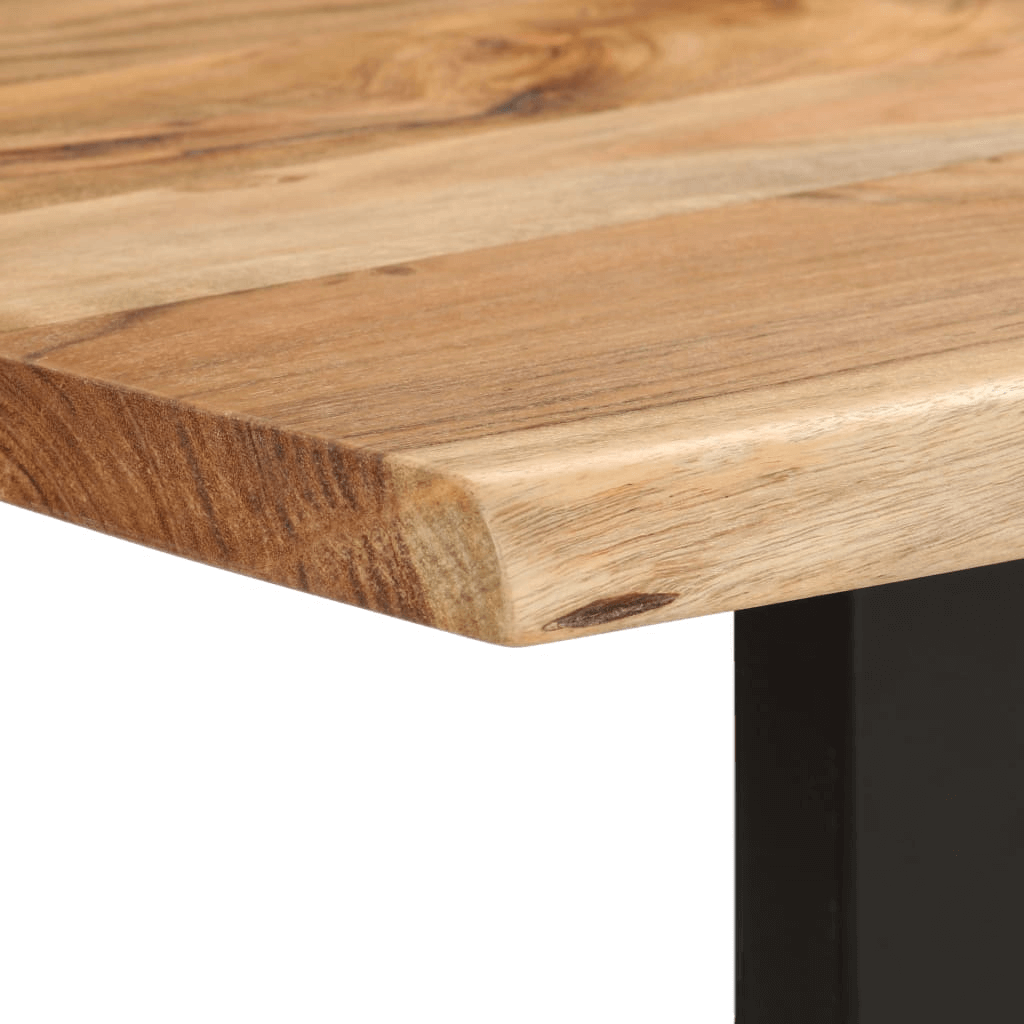 Dining Table 180x90x76 cm Solid Acacia Wood - Rustic Style Enhance Your Dining Experience with the vidaXL Dining Table Add a distinctive touch to your kitchen or dining room with this vidaXL Dining Table.