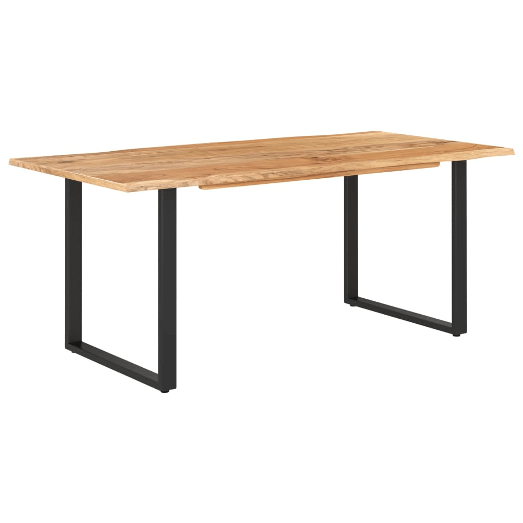 Dining Table 180x90x76 cm Solid Acacia Wood - Rustic Style Enhance Your Dining Experience with the vidaXL Dining Table Add a distinctive touch to your kitchen or dining room with this vidaXL Dining Table.