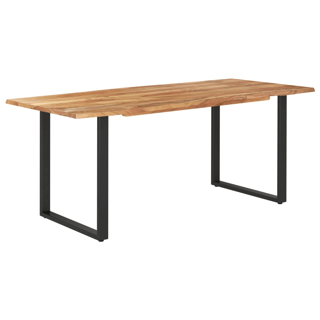 Dining Table 180x90x76 cm Solid Acacia Wood - Rustic Style Enhance Your Dining Experience with the vidaXL Dining Table Add a distinctive touch to your kitchen or dining room with this vidaXL Dining Table.