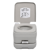 Portable Camping Toilet Grey 10+10 L - Convenient and Sturdy, Introducing the Portable Camping Toilet Grey 10+10 L – the Perfect Companion for Outdoor Adventures. Made from Strong High-Density Polyethylene PP Material.