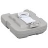 Portable Camping Toilet Grey 10+10 L - Convenient and Sturdy, Introducing the Portable Camping Toilet Grey 10+10 L – the Perfect Companion for Outdoor Adventures. Made from Strong High-Density Polyethylene PP Material.