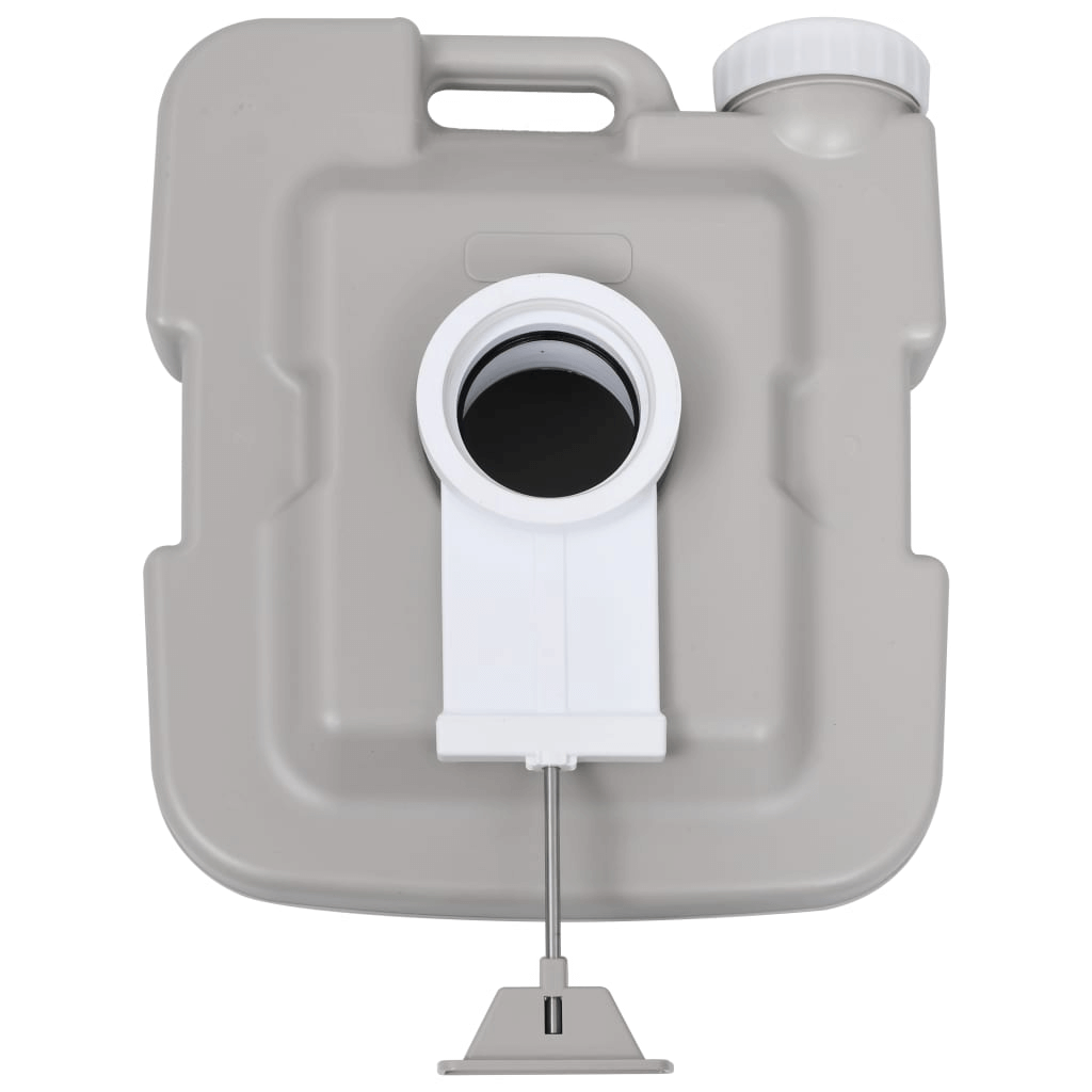 Portable Camping Toilet Grey 10+10 L - Convenient and Sturdy, Introducing the Portable Camping Toilet Grey 10+10 L – the Perfect Companion for Outdoor Adventures. Made from Strong High-Density Polyethylene PP Material.