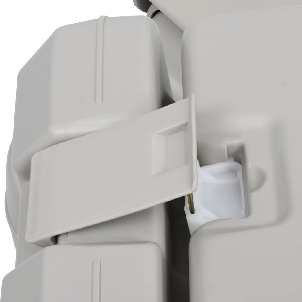 Portable Camping Toilet Grey 10+10 L - Convenient and Sturdy, Introducing the Portable Camping Toilet Grey 10+10 L – the Perfect Companion for Outdoor Adventures. Made from Strong High-Density Polyethylene PP Material.