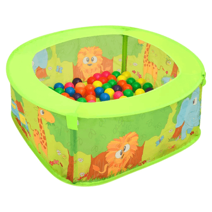 Kids Ball Pool with 300 Balls - Indoor/Outdoor Fun, Discover endless fun with our Kids Ball Pool! Measuring 75x75x32 cm, it's perfect for both indoor and outdoor play. Durable and vibrant design.