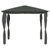 Anthracite Gazebo 3x3m - Outdoor Stylish Shelter, Discover the elegant vidaXL Gazebo with Post Covers, 3x3x2.6m in Anthracite, for your next outdoor event. Strong, sturdy, and stylish for all gatherings.