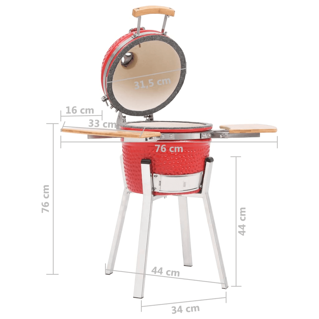 Kamado Ceramic BBQ Grill & Smoker - Premium Quality, Experience ultimate outdoor cooking with the Kamado Ceramic BBQ Grill Smoker 76 cm. Grill, bake, smoke, and more with this versatile, premium-quality grill.