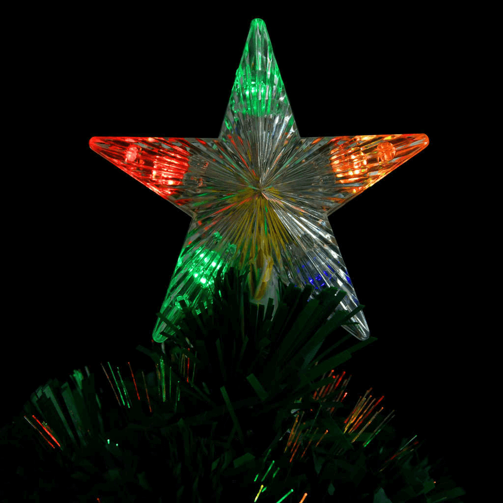 64 cm Pre-lit Fibre Optic Christmas Tree, This 64 cm artificial Christmas tree features lifelike branches and LED lights, creating a beautiful centerpiece for your holidays.