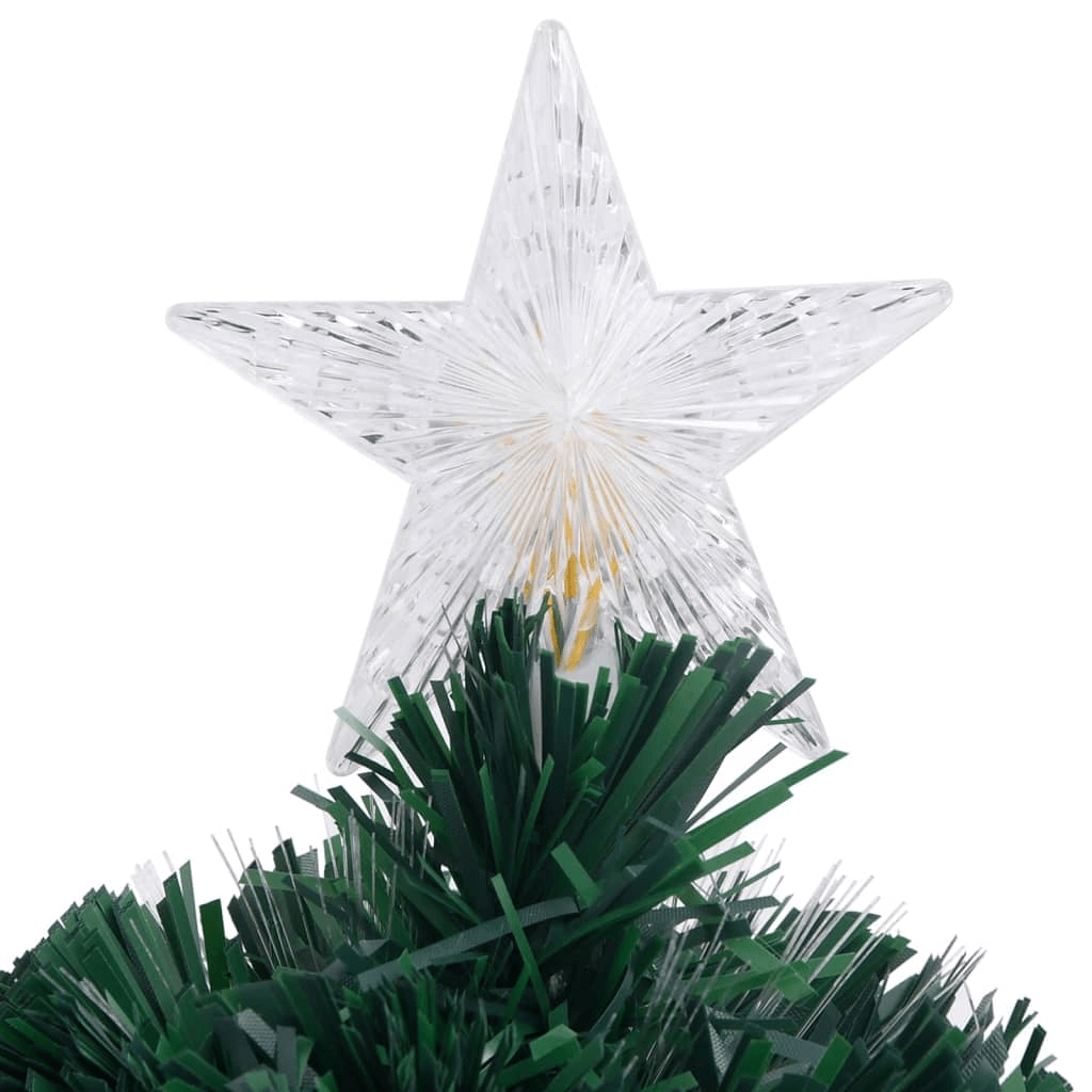 64 cm Pre-lit Fibre Optic Christmas Tree, This 64 cm artificial Christmas tree features lifelike branches and LED lights, creating a beautiful centerpiece for your holidays.