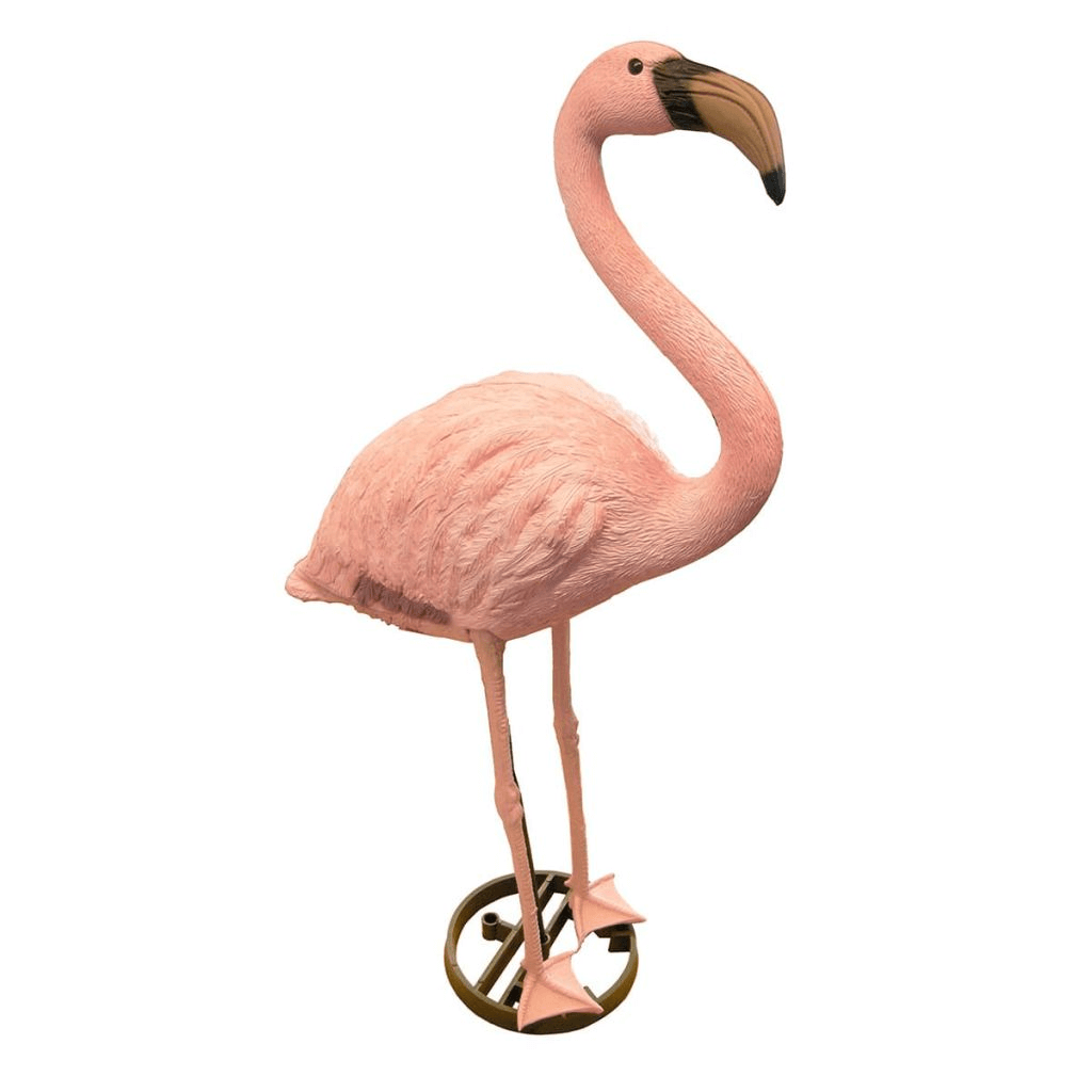 Ubbink Flamingo Garden Ornament - 90 cm Tall, Durable, Add tropical charm to your garden with the 90 cm tall Ubbink Flamingo, made from durable plastic for long-lasting beauty.