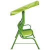 Kids Swing Seat with Canopy - Easy Assembly, Transform your outdoor space with the Kids Swing Seat Green. Sturdy steel frame, simple assembly, endless fun for children.