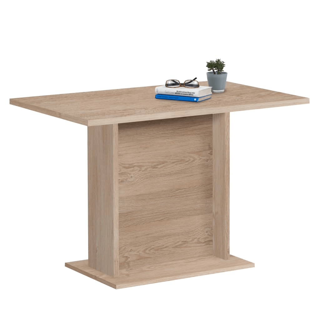 FMD Dining Table 110cm Oak - Contemporary Design Contemporary Dining Table for Your Home The FMD Dining Table 110cm Oak is the perfect choice for your dining room or kitchen.