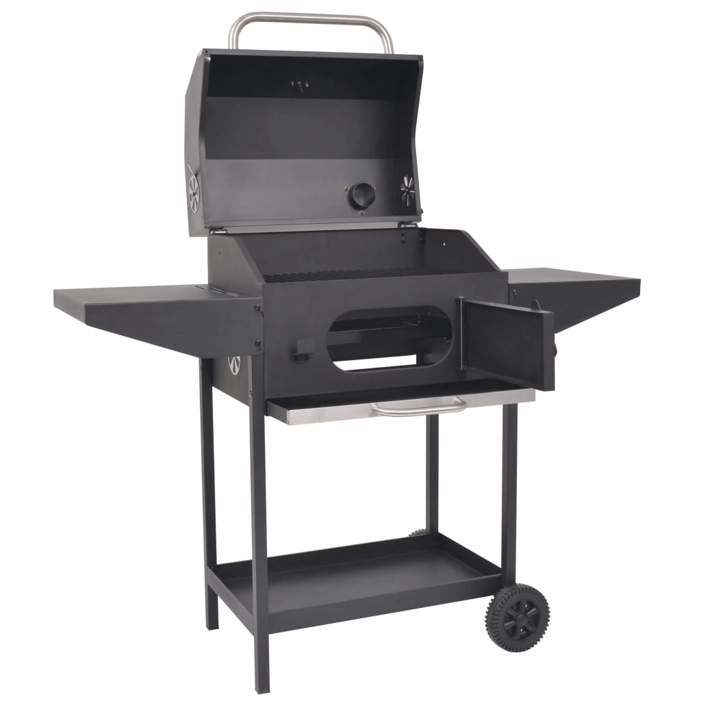 vidaXL BBQ Charcoal Smoker - Ultimate Grill Experience, Elevate your grilling with the vidaXL BBQ Smoker. Perfect for smoking and grilling, this durable unit impresses with every meal.