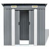 Garden Shed Grey Metal - Durable and Spacious Storage Solution