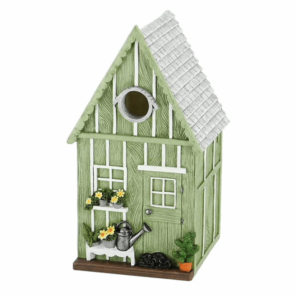 Esschert Design Tit Birdhouse Garden Shed - Weather-Resistant, Nesting Space for Small Songbirds