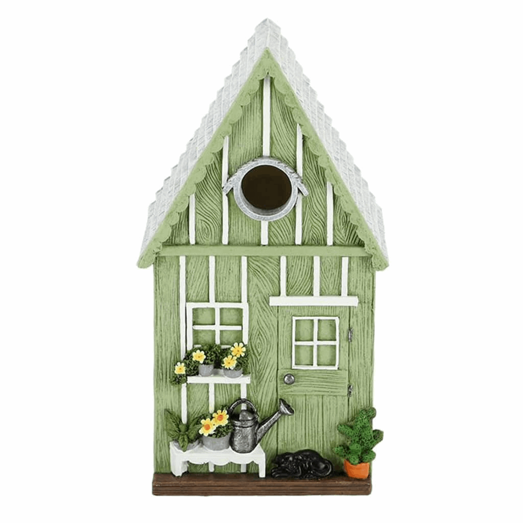 Esschert Design Tit Birdhouse Garden Shed - Weather-Resistant, Nesting Space for Small Songbirds