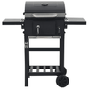 Charcoal BBQ Grill with Shelf - Gourmet Outdoor Cooking, Elevate backyard gatherings with the vidaXL Charcoal BBQ Grill. Versatile, stylish, and durable for the best outdoor cookouts.