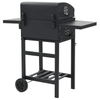 Charcoal BBQ Grill with Shelf - Gourmet Outdoor Cooking, Elevate backyard gatherings with the vidaXL Charcoal BBQ Grill. Versatile, stylish, and durable for the best outdoor cookouts.