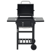 Charcoal BBQ Grill with Shelf - Gourmet Outdoor Cooking, Elevate backyard gatherings with the vidaXL Charcoal BBQ Grill. Versatile, stylish, and durable for the best outdoor cookouts.