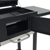 Charcoal BBQ Grill with Shelf - Gourmet Outdoor Cooking, Elevate backyard gatherings with the vidaXL Charcoal BBQ Grill. Versatile, stylish, and durable for the best outdoor cookouts.