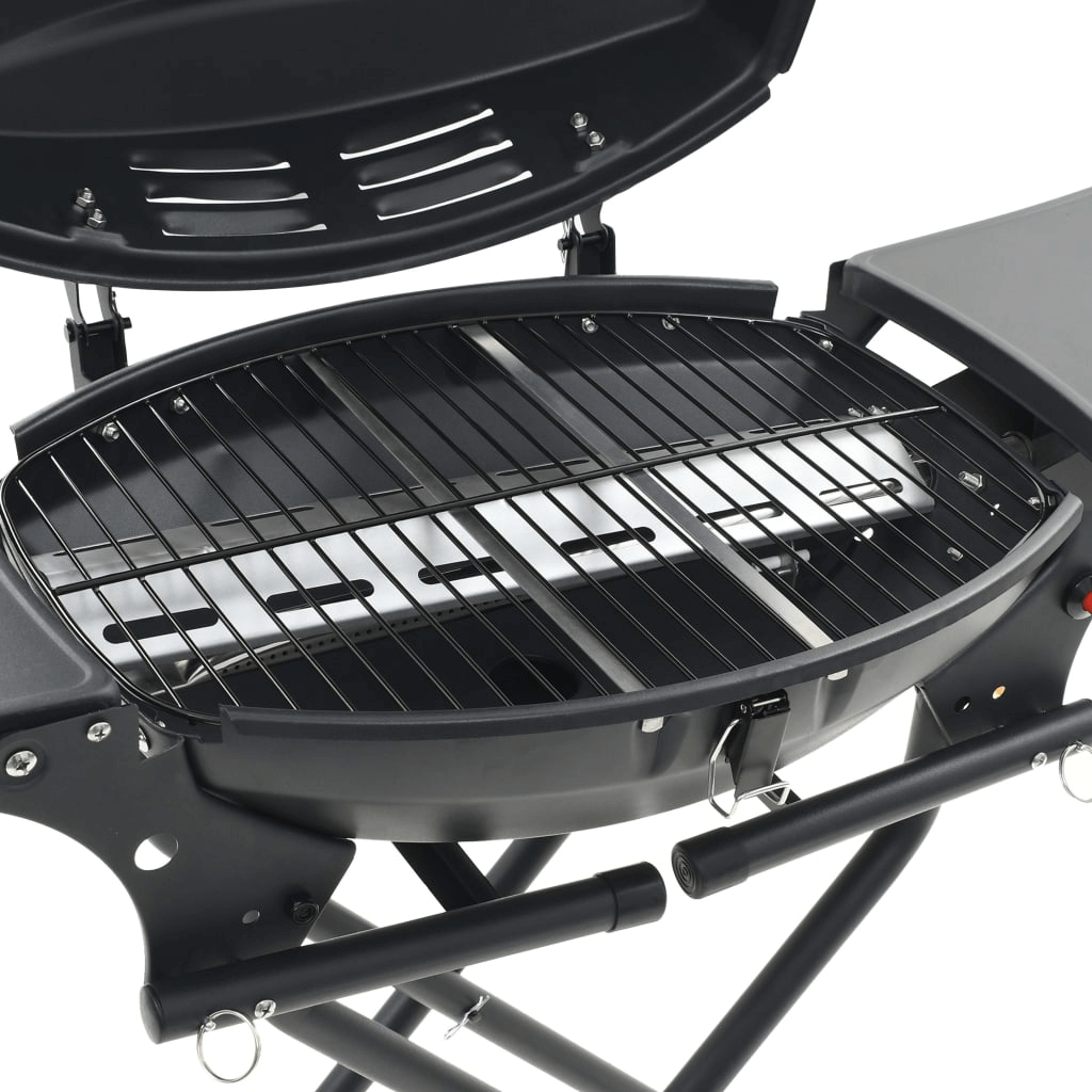 Portable Gas BBQ Grill - Outdoor Cooking Made Easy!, Elevate outdoor feasts with the vidaXL Portable Gas BBQ Grill! Sleek, durable, and perfect for any gathering. Cook effortlessly outdoors.