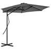 vidaXL Outdoor Parasol 300 cm - UV & Fade Resistant Shield against UV rays with our Anthracite vidaXL Outdoor Parasol. Durable steel pole, anti-fade polyester canopy for your perfect shade.