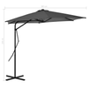 vidaXL Outdoor Parasol 300 cm - UV & Fade Resistant Shield against UV rays with our Anthracite vidaXL Outdoor Parasol. Durable steel pole, anti-fade polyester canopy for your perfect shade.