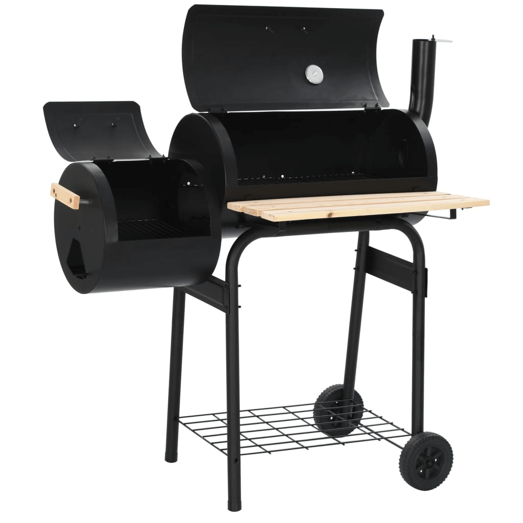 Classic Charcoal BBQ Smoker for Ultimate Flavor, Elevate outdoor cooking with the vidaXL Classic Charcoal BBQ Offset Smoker. Perfect for grilling, smoking & flavoring. Ideal for any BBQ event.