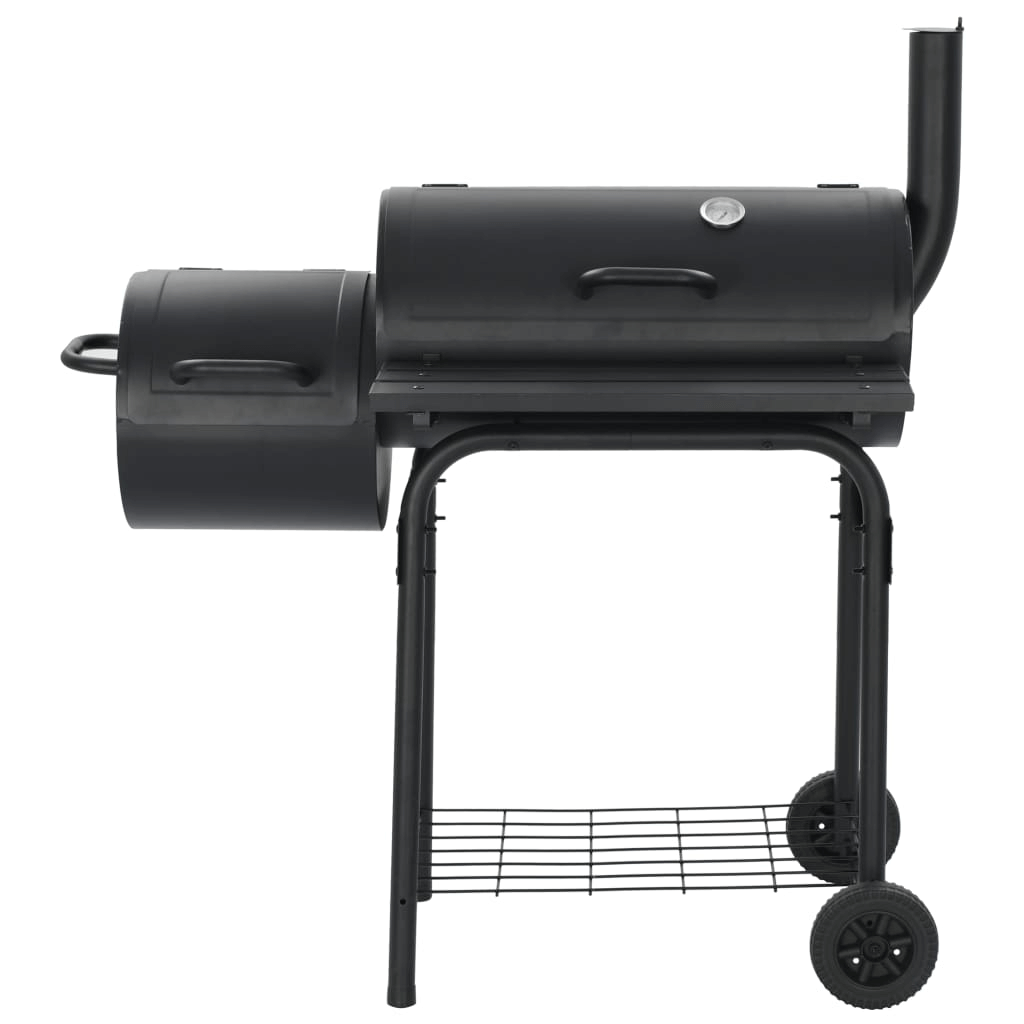 Classic Charcoal BBQ Offset Smoker | vidaXL, Elevate outdoor cooking with the vidaXL Charcoal BBQ Offset Smoker. Perfect for grilling and smoking, ensuring flavorful results.